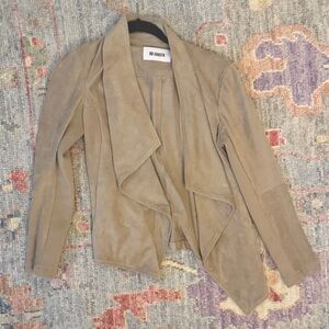 BB Dakota Women's Beige Suede Blazer